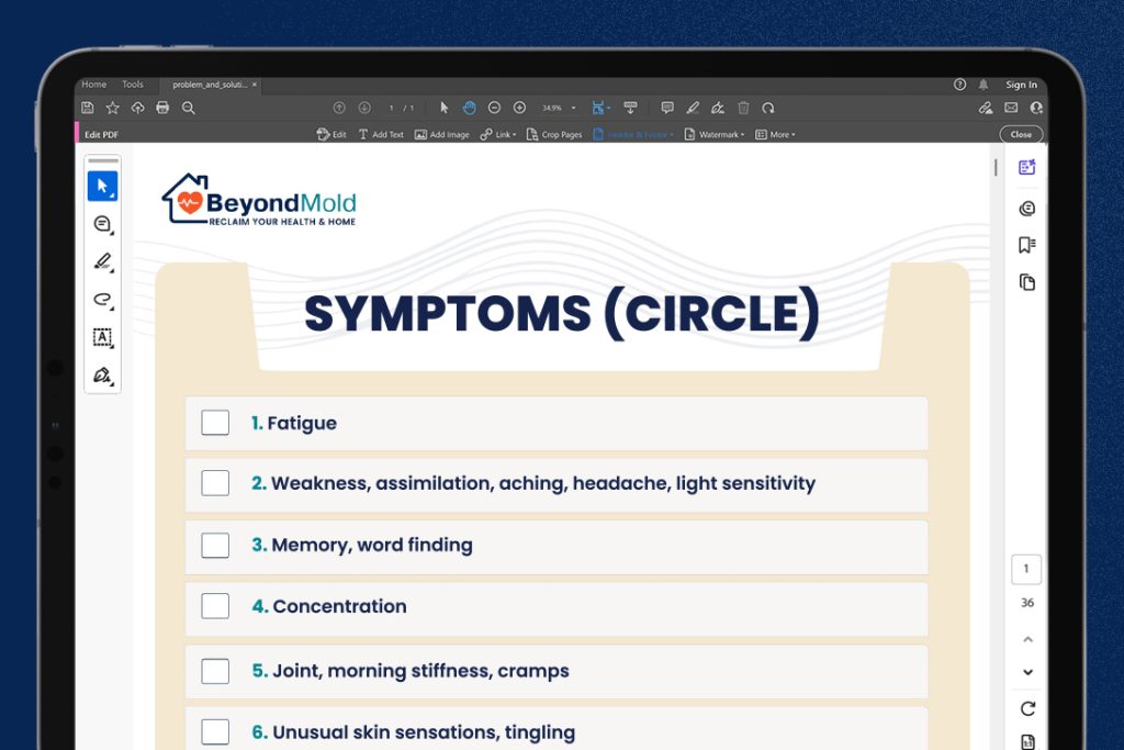 Symptoms Checklist