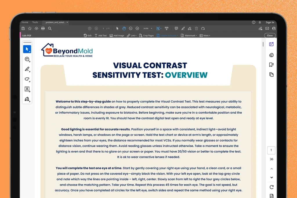 Visual Contrast Sensitivity Test: Overview